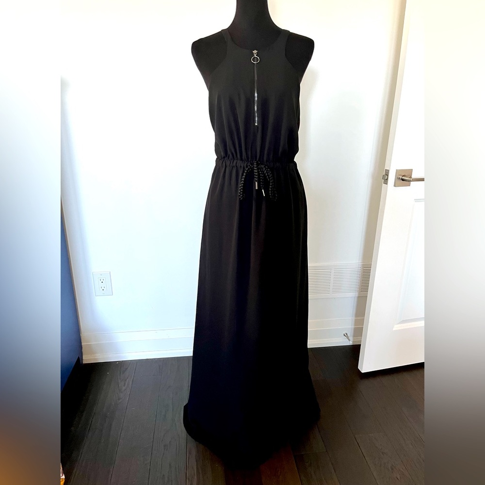 Black Guess maxi dress with pockets size xl